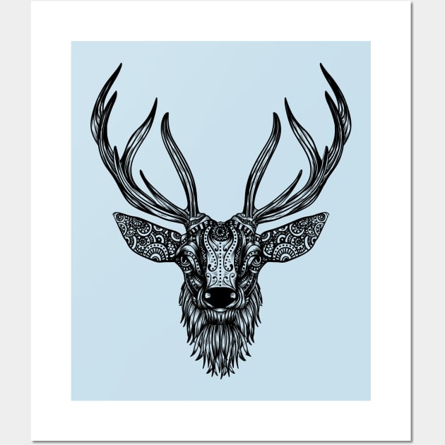 Enjoy your wild nature - deer Wall Art by rjzinger